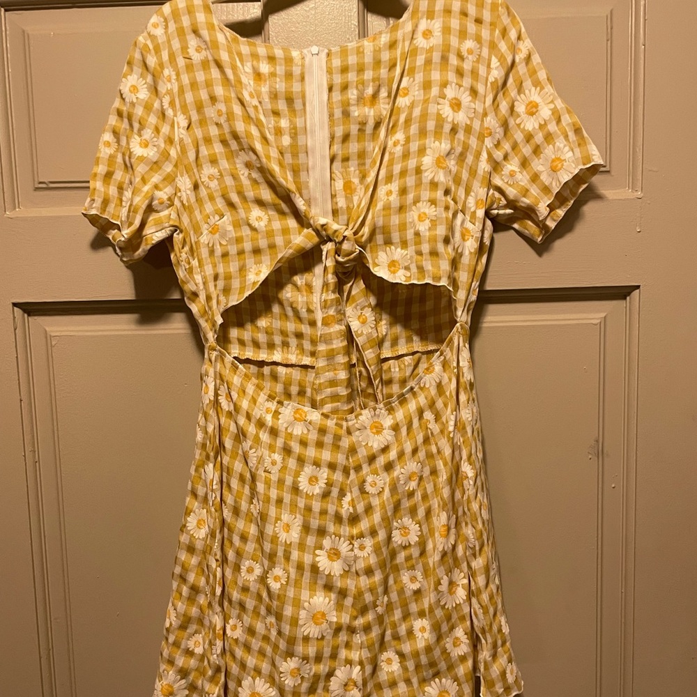 SHEIN gingham romper